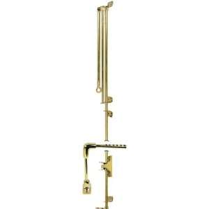  Solid Brass Transom Window Operator with Unlacquered 
