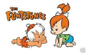 Flintstones   Pebbles & Bam Bam # 3   5 x 7   Iron On  