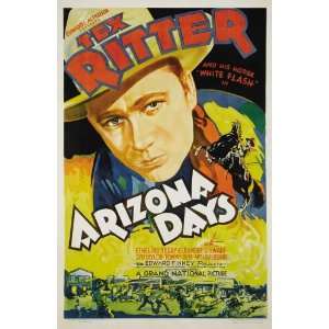  Arizona Days (1937) 27 x 40 Movie Poster Style B