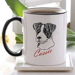  Personalized Dog Breed Ceramic Coffee Mug: Kitchen 