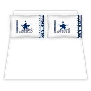  NFL Dallas Cowboys Micro Fiber Bed Sheets: Home & Kitchen
