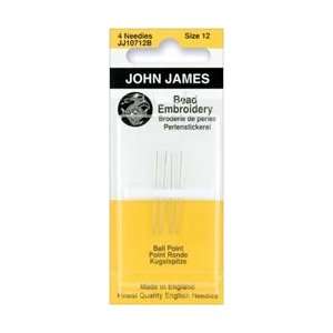  Bead Embroidery Hand Needles Size 12 4/Pkg