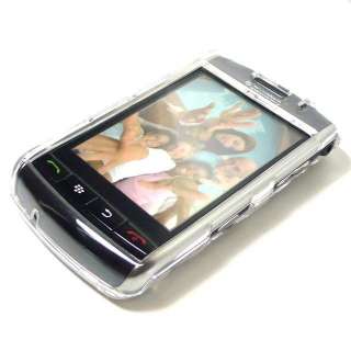 BLACKBERRY STORM 9500 9530 CLEAR SNAP ON HARD COVER CASE ACCESSORY 