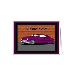  Lead Sled 72nd Birthday Card Card Toys & Games