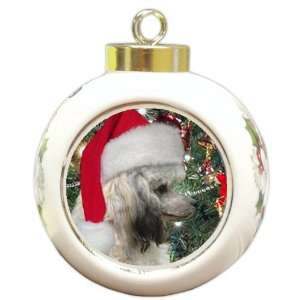  Poodle Dog Christmas Holiday Ornament: Home & Kitchen
