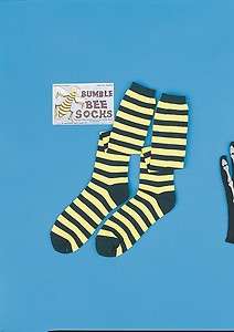Bumble Bee Honey Socks Stockings Womens Costume Teen  