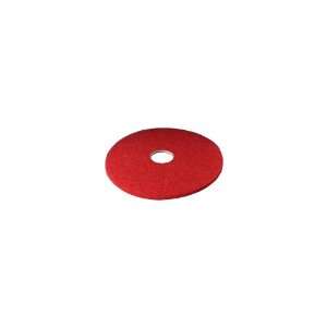  3M Buffer Floor Pad 5100, 19, Red, 5 Pads/Carton (08394 