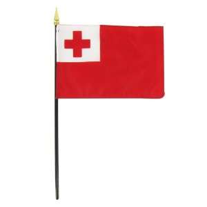  Tonga 4 x 6 Stick Flag: Patio, Lawn & Garden