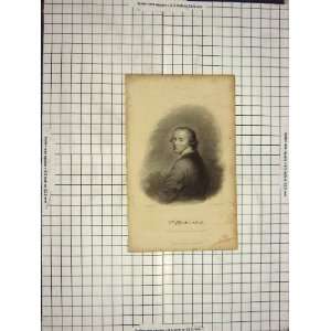   : 1836 ANTIQUE PORTRAIT LORD HOLLAND BEAUCLIRK BELLIN: Home & Kitchen