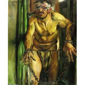   oil paintings   Lovis Corinth   24 x 30 inches   The Blinded Samson