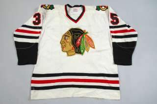 1977 78 Chicago Blackhawks Tony Esposito Game Worn Jersey  