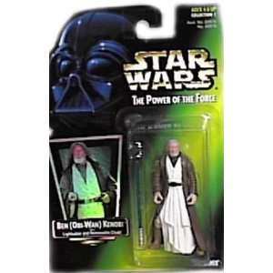   Power of the Force Ben Kenobi Green Card Action Figure: Toys & Games