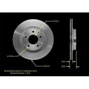  Bendix PRT5833 Brake Rotor Automotive