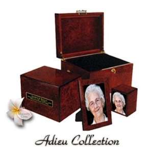  Society Memento Burl Wood Cremation Urn Set