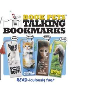  Book Pets Talking Animal Bookmarks   Set of 2 (Styles may 
