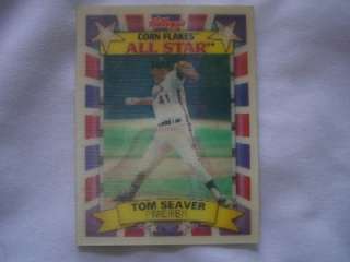 Tom Seaver Kelloggs Corn Flakes All Stars 1992 5  