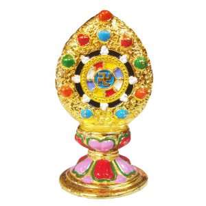  Feng Shui Dharmachakra Wheel (Brass) 