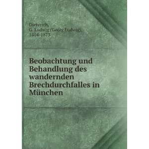  Beobachtung und Behandlung des wandernden Brechdurchfalles 