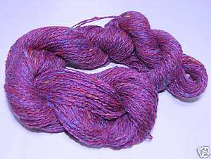 njy balled combo mix yarn icelandic wool purple party  
