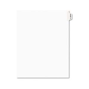   Side Tab Dividers, Exhibit A, Letter, White, 25/Pack