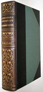 LEATHER Set; BALZACs COMPLETE WORKS!! Antique Library  