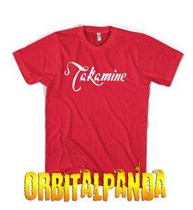 Red T Shirt with White TAKAMINE logo   ltd acoustic electro semi ean 