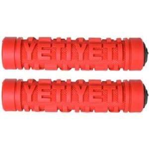 ODI Grips Yeti Open End w/ Plugs Red 