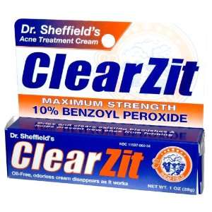  Dr. Sheffields Clear Zit 10% Acne Cream 1 oz (Pack of 12 