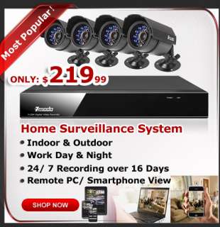CCTV Outdoor PTZ Security Camera  260ft IR Night Vision