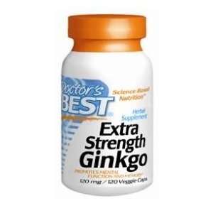 Vegetarian Supplements Doctors Best Extra Strength Ginkgo    120 mg 