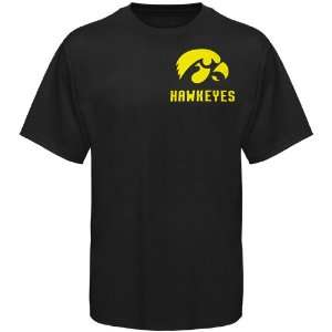  NCAA Iowa Hawkeyes Black Keen T shirt: Sports & Outdoors