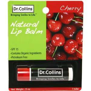  Dr. Collins Lip Balm SPF 15   Cherry Health & Personal 