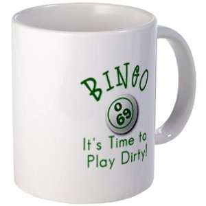  TIME TO PLAY BINGO Fan 11oz Ceramic Coffee Cup Mug 