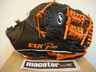 SSK Special Order 12 Baseball Glove Black Orange RHT  