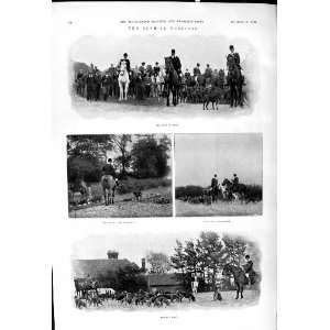  1900 Bexhill Harriers Hunting Tan Yard Farm Horses Olives 