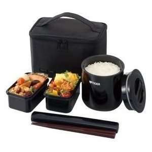  Japanese Lunch Box Set Tiger Lunch thermos BLACK LWY E046K 
