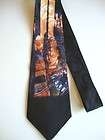 FRATELLO   TWIN TOWERS   VINTAGE POLY NECK TIE