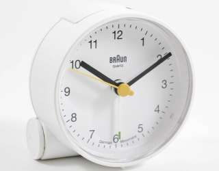   white alarm clock ab5 by dieter rams bnc001 new aa battery paperwork