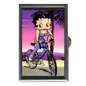  BETTY BOOP BICYCLE POSTER Coin, Mint or Pill Box: Made in 