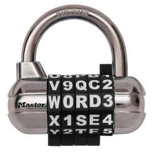 MASTER LOCK 1534DBLK Password Plus Combination Lock