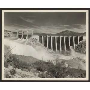  Bartlett Dam,triple gated spillway,Verde River,AZ,c1936 