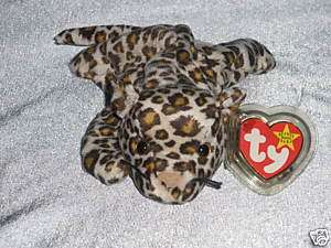 1996 Ty Beanie Baby Freckles Leopard Born June 3,1996  