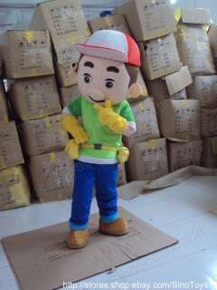 Handy Manny Mascot Costume Fancy Dress Outfit Suit EPE  