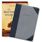 KJV Matthew Henry Study Bible   Blue/Gray Leathersoft Indexed 2010 NEW