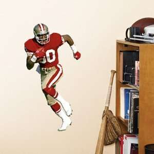  Jerry Rice Fathead Wall Graphic Junior Size: Sports 