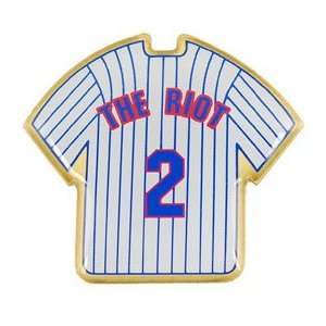  Chicago Cubs Ryan Theriot The Riot Jersey Lapel Pin 