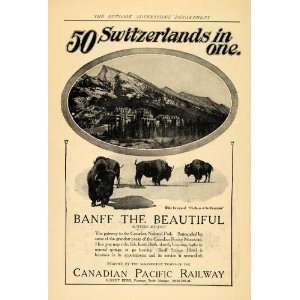  1907 Ad 50 Switzerland Canadian Pacific Railway Buffalo 