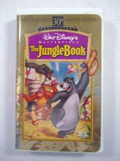 Walt Disney Masterpiece The Jungle Book Limited Edition Childrens VHS 