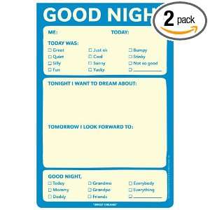 Knock Knock Good Night Playtime Note Pad (Pack of 2)