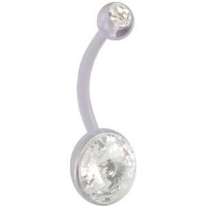   navel button ring bar ACGE   Pierced Body Piercing Jewelry: Jewelry